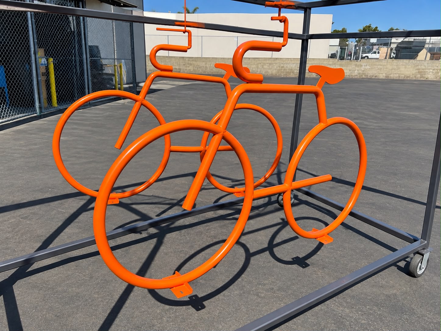 Industrial powder coating